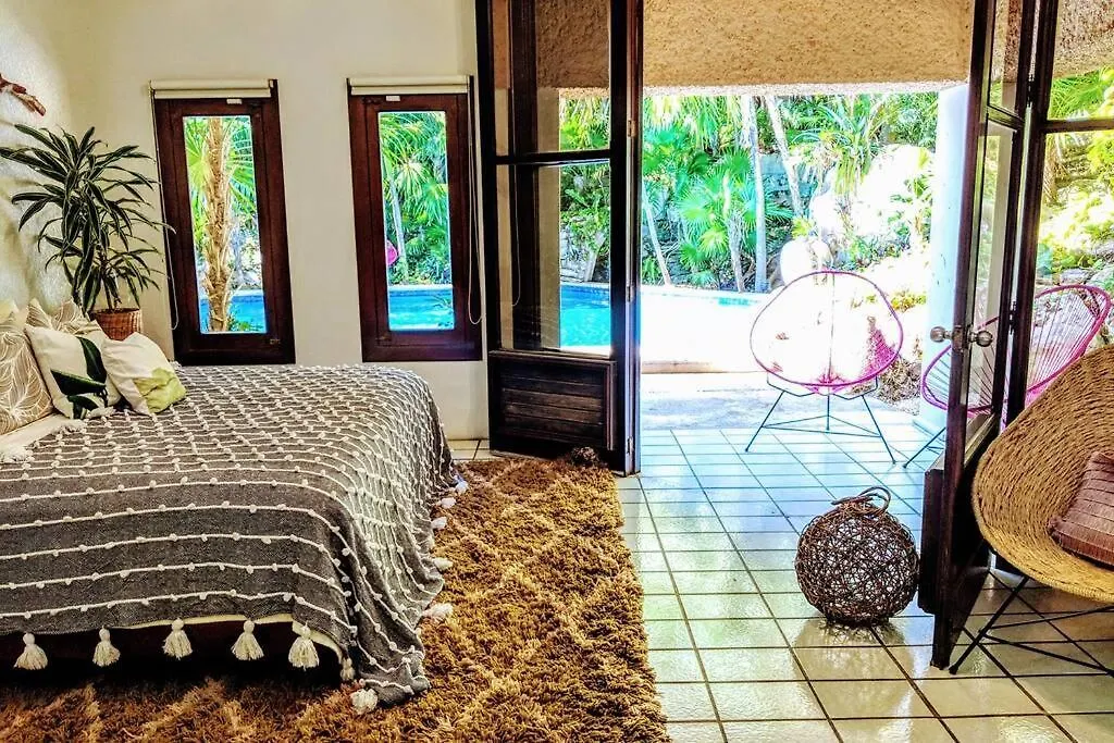 Steps To Ocean Huge Beach Villa Private Pool In Exclusive Fase 1 Playacar Playa del Carmen Messico